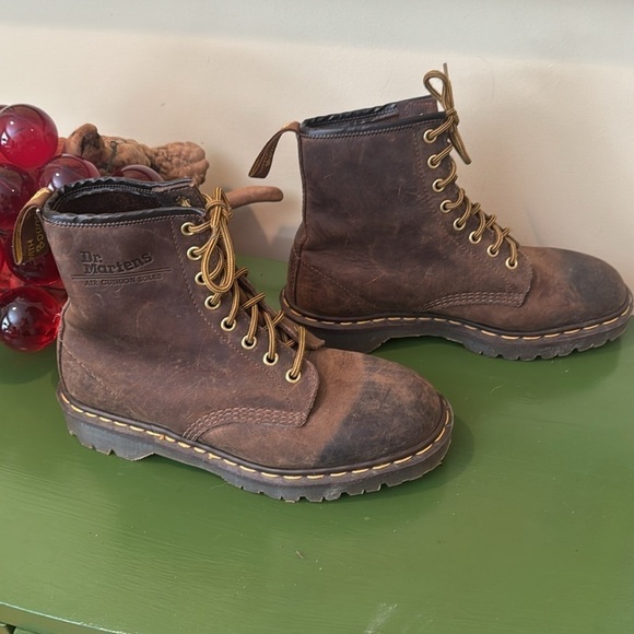 Dr Martens air wair brown boots Made in England main image 12